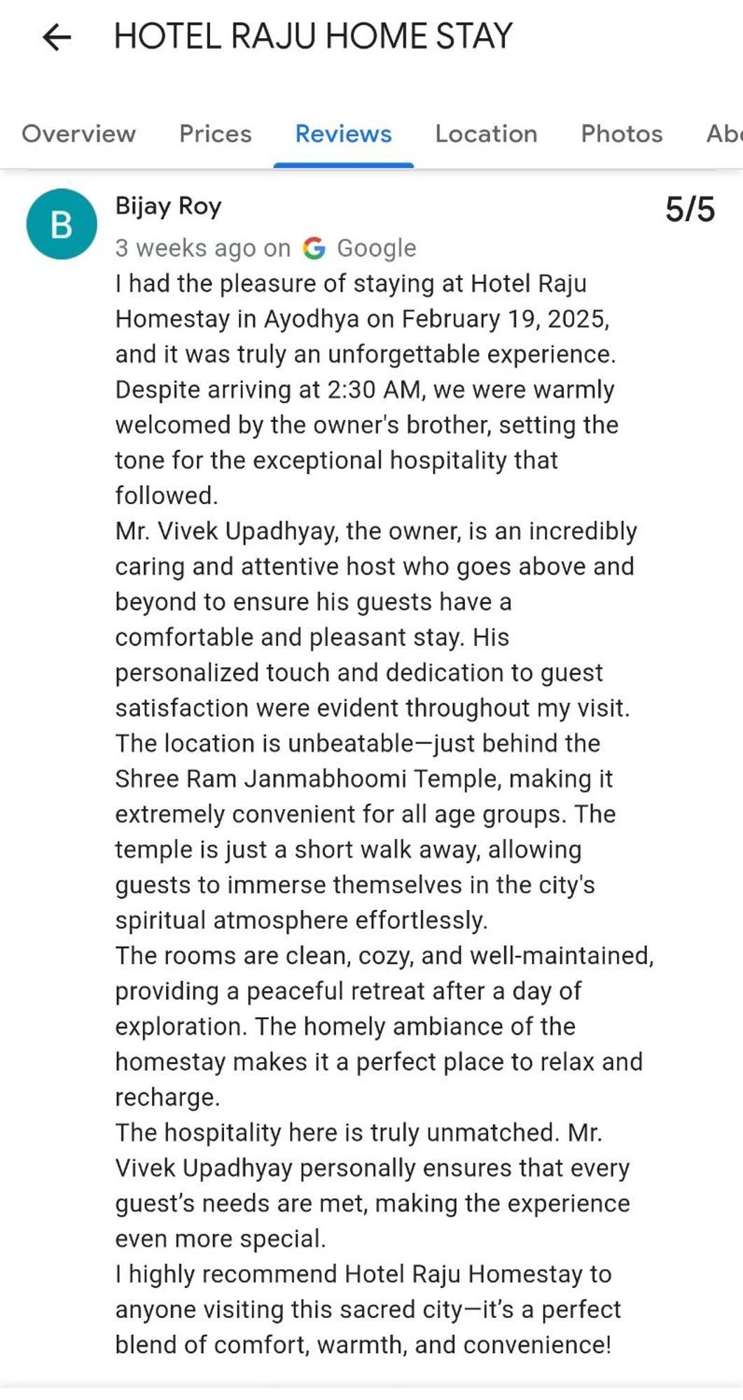 Hotel Raju Homestay Ayodhya 150 Meters From Shree Ram Janmbhoomi Temple 200 Meters From Ayodhya Dham Railway Station 外观 照片